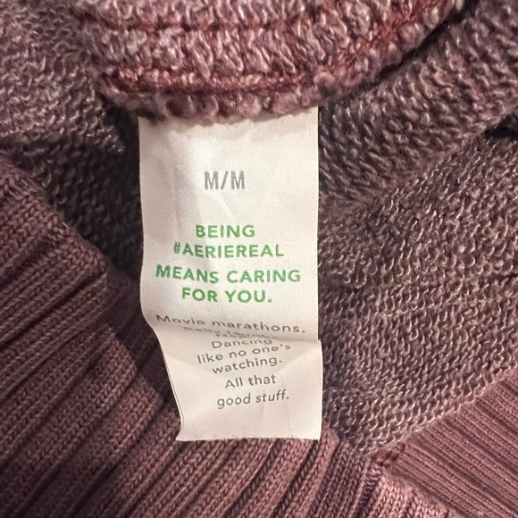 Aerie Burgundy Oversized Sweatshirt - Picture 6 of 7